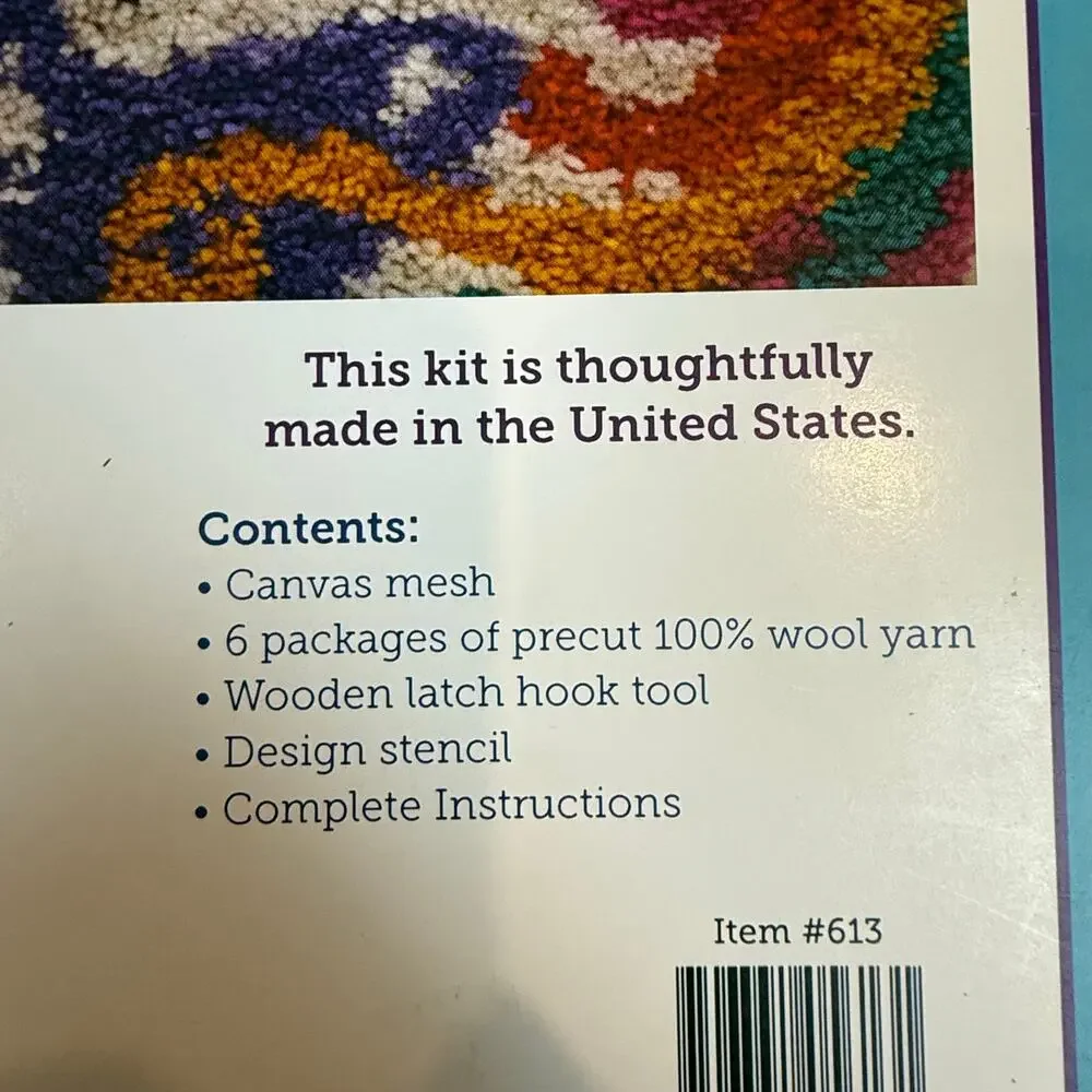 NEW Friendly Loom Unicorn Latch Hooking Kit COMPLETE Latch Hook Craft